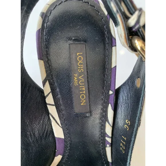 Louis Vuitton White Floral Pumps - Picture 7 of 7